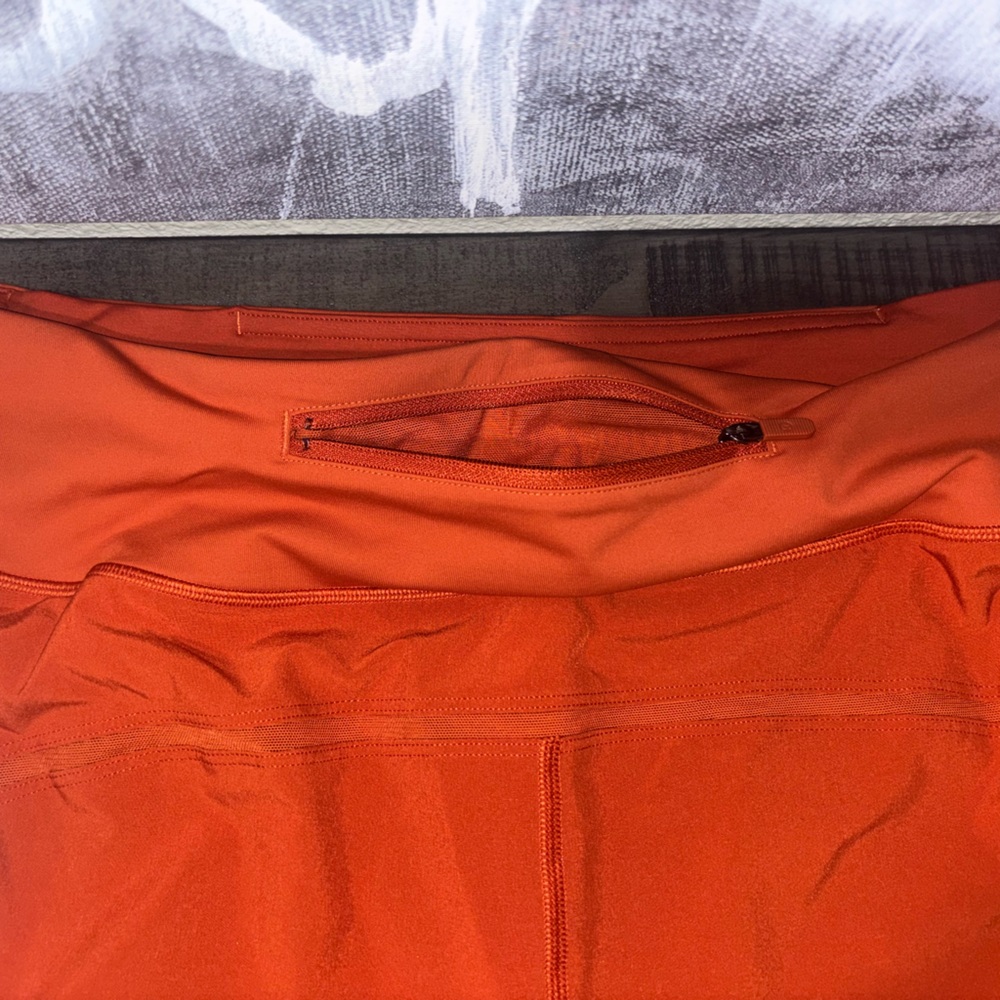 Lululemon Speed Up Mid Rise shorts with a 4-inch in Autumn Rust SZ XL - Picture 8 of 8